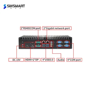 Q170 6USB Máy Tính Để Bàn Với 2Intel Lan Nhúng Không Quạt Máy Tính Mini Công Nghiệp