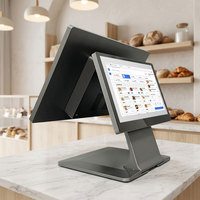 Système de point de vente (PDV) Android tout-en-un à écran unique 15,6+11,6 pouces, terminal tactile, caisse enregistreuse – Meilleures ventes