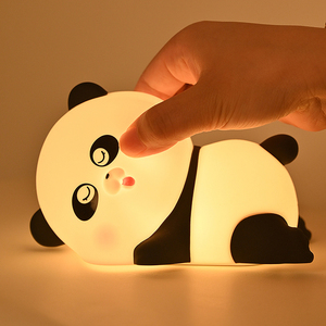 Có thể sạc lại dễ thương <span class=keywords><strong>LED</strong></span> ánh sáng ngủ đêm đèn Smiley Silicone Pat đêm đèn cho trang trí nội thất - Product Image 1