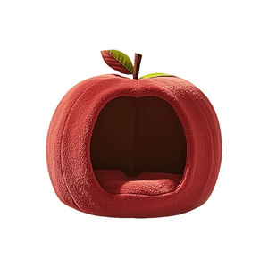 Cama para Gatos Tipo Cueva, Cálida y Suave, de Felpa, para Gatos, Perros Pequeños, Gatitos y Cachorros - Product Image 1