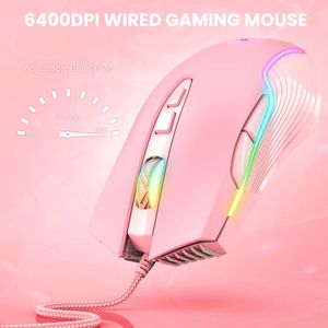 Ratón Gamer con Cable <span class=keywords><strong>Onikuma</strong></span> <span class=keywords><strong>CW905</strong></span>, Retroiluminación RGB, 7 Modos Programables, Sensor de 6400 DPI, Ratón Óptico para Juegos de Alta Velocidad - Product Image 5