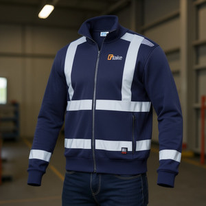 Sudadera Larga con Cierre Regular Ttake, Ropa de Trabajo, Ropa de Seguridad Reflectante - Product Image 3