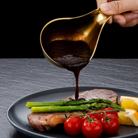 Vente en gros de bols à mélanger les assaisonnements en métal rétro, vaisselle de restaurant, coupelle à sauce en acier inoxydable, plat à assaisonnements avec poignée