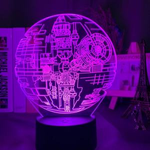 Nouvelle lampe de nuit LED 3D en acrylique, Star BB8 <span class=keywords><strong>Wars</strong></span> pour enfants - Product Image 6