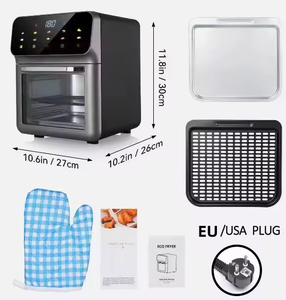 Nueva llegada, gran oferta, garantía de calidad confiable, freidora de aire multifuncional transparente de gran capacidad con guante para horno. - Product Image 2