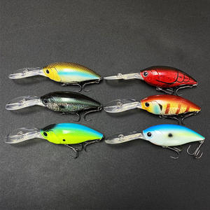 Señuelos de Pesca Crankbait de 75 mm y 22 g al por Mayor |   6 Colores |   Plástico ABS con Ojos 3D para Pesca de Lubina - Product Image 4