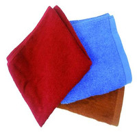 Serviette de bar à broderie couleur unie éponge 100% coton
