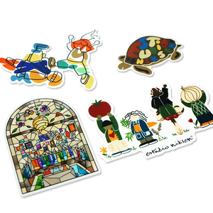 In ấn trong suốt Vinyl PVC tự dính không thấm nước chết cắt dán biểu tượng tùy chỉnh dán - Product Image 4