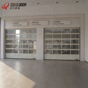 <span class=keywords><strong>Porte</strong></span> de garage de villa électrique automatique en alliage d'aluminium de style moderne Cutedoor QT-10, ignifuge, isolation thermique, réfléchissante, CE - Product Image 4