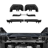 Difusor Trasero de Reemplazo Directo para BMW Serie 5 G60 MP Tipo 2024-IN, Fibra de Carbono Real Brillante, Tejido Twill 3x3, Labio de Parachoques 5