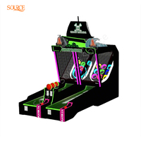 Machine de jeu de bowling d'intérieur de marque Source, très demandée, avec prise US, balle roulante personnalisable, en vente