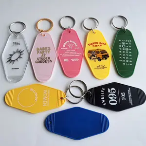 Boce स्वतंत्र रूप से नमूने खाली प्लास्टिक यूवी प्रिंट कस्टम लोगो तैयार किए मोटल keychains