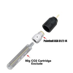 Adaptador de Carga de CO2 de Aleación de Aluminio Zimakyfa con Conexión Roscada para Cartuchos Desechables Modelo CQJT-G1/2-SDA # T - Product Image 5