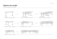 Bureau électrique moderne réglable en hauteur, modulaire, assis-debout, extensible pour bureau et bâtiment