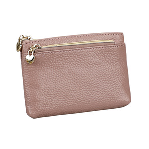 Portefeuille compact mini pour femmes <span class=keywords><strong>en</strong></span> cuir véritable, fermeture éclair lisse, intérieur <span class=keywords><strong>en</strong></span> polyester doux, idéal pour les étudiants et les adolescents - Product Image 5