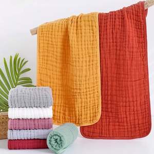 Paños de Algodón Puro para Bebés, Paños de Aseo Suaves y Absorbentes de Color Neutro, Pañales Multicolores para Recién Nacidos - Product Image 6