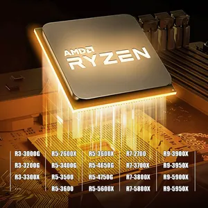 Rayzen-enchufe de CPU AM4, 3,7 GHZ, 65W, 4 núcleos, 12NM, para procesador AMD R5 5700G