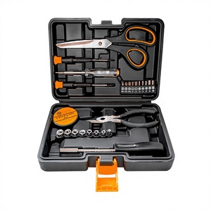 <b>Hand</b> <b>Tool</b> <b>Set</b> 1/4 In Socket 6 Point Steel Hard Case Home Maintenance Kit - Product Image 3