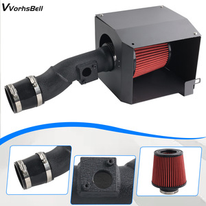 Kit de modification d'admission d'air froid pour moteur Honda Civic 10ème génération 1.5T 2016-2023, filtre rouge, boîtier noir - Product Image 3
