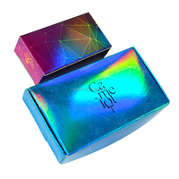 BL-008 Nouvelle conception Impression personnalisée Autocollants imperméables 3ml Matériau laser argenté coloré Hologramme Étiquette et boîte de flacon 3ml 10ml