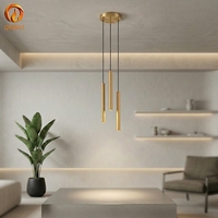 Lustres LED modernes pour villa duplex, escalier, cuisine, salle à manger, salon, hôtel, et projets d'ingénierie – Lampe minimaliste élégante
