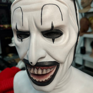 Masker Pesta tahun baru properti silikon kepala penuh realistis hiper untuk Cosplay film Halloween masker realistis dengan selubung - Product Image 1