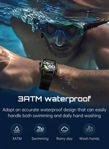 KT89 Sports 3ATM Waterproof Smart Fitness <strong>Watch</strong> for Swimming &amp; Surfing with Flashlight Voice Assistant Bluetooth Call Smartwatch - Product Image 3