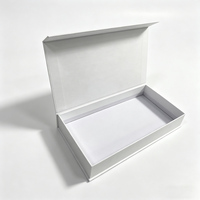 Emballage personnalisé haut de gamme en carton blanc de luxe avec impression de votre logo, boîte cadeau magnétique