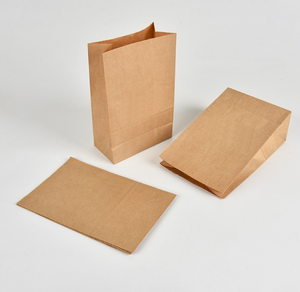 Bán buôn 2lb Nâu giấy kraft đáy phẳng bánh mì đóng gói túi biểu tượng tùy chỉnh và kích thước mà không cần xử lý cho khuyến mại bán lẻ - Product Image 5