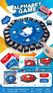 Jeu de société de puzzle de mots à rythme rapide avec alphabet de 24 lettres pour une réflexion rapide, soirée en famille et apprentissage amusant - Product Image 2