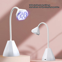 OEM LOGO Einstellbare Flexible Mini UV-Gel Aushärtungslampe Kabellose Nagel-UV-Lampe Trockner Ein-Finger-Blitzhärtung für Salon & Heimgebrauch