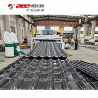 Machine de fabrication de tuiles de toit ondulées en PVC monocouche 880 mm à double vis conique pour la maison indonésienne, vente en gros clé en main