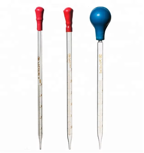 Tiandi phòng thí nghiệm 3ml thủy tinh tốt nghiệp <span class=keywords><strong>Pipette</strong></span> với cao su bóng đèn pipettes - Product Image 1