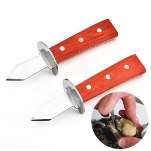 Couteau <span class=keywords><strong>à</strong></span> huîtres en acier inoxydable tranchant, protège les mains, ouvre-coquilles, outil pour fruits de mer, coupe-légumes de cuisine, gadgets - Product Image 1