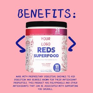 OEM ODM Superfruit Fusion: <span class=keywords><strong>Goji</strong></span> Berry, Açaí, Romã e Água de Coco com Enzimas Digestivas para o Máximo Bem-Estar - Product Image 4