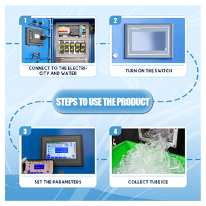 Máquina de Hielo en Tubo Eternity de 5 Toneladas por Día para Bebidas y Restaurantes, Máquina para Hacer Hielo en Tubo Cristalino - Product Image 5