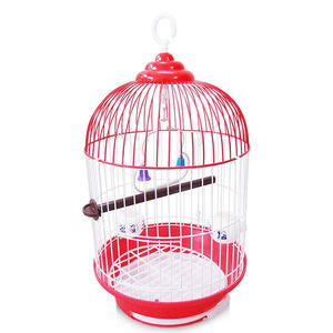 China Ontwerp Groothandel Best Selling Leuke Vogelkooi Ijzeren Liefde Vogelkooi Handel Goedkope Animal Kooien Vogels Papegaaien - Product Image 2