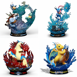 Statuette d'Azione Pokémon in PVC con Illuminazione, Modelli Giocattolo Charizard Gengar Eevee per Collezionisti e Rivenditori - Product Image 2