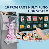 Mesin Pembuat Es Krim Keras Italia 56L/H Dengan Kompresor Wonda Gelato, Mesin Pembuat Es Krim Komersial Untuk Peralatan Es Krim, Batch Freezer