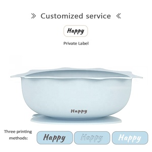 Hàng Mới Về Bát Hút Nắng Cho Bé Ăn Bằng Silicon Chống Trượt Cấp Thực Phẩm 100% Được Phê Duyệt Cho Trẻ Sơ Sinh - Product Image 3