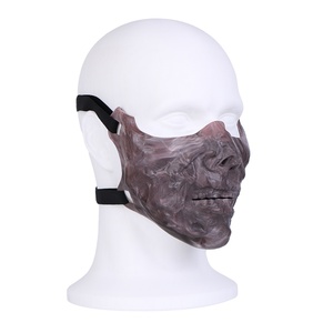SHAZ - Máscara de silicona de media cara, máscara de fetiche, máscara para juegos de rol, máscara BDSM, equipo de bondage, juguetes sexuales para mujeres y hombres - Product Image 5