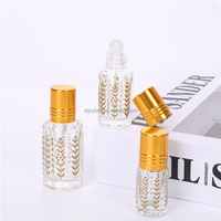 Flacons roll-on en verre sérigraphiés de 3/6/12 ml pour huiles essentielles, crèmes de soin, collyres – Conception ergonomique pour le massage – Échantillon