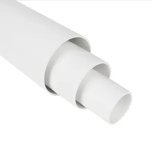 Ống nước chất lượng cao của các thông số kỹ thuật khác nhau có thể được tùy chỉnh ống nhựa PVC phù hợp thoát nước đục lỗ