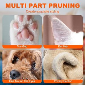 Custom Dog Paw Trimmer 3 in 1 Electric Mini Pet Hair Shaver <strong>Nail</strong> <strong>Cutter</strong> USB Rechargeable Pet Hair Trimmer with LED for Dog <strong>cat</strong> - Product Image 3