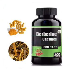 Private Label Berberine Thee-extract Berberine Hydrochloride Hcl Ingrediënt Supplementen Berberine Capsules - Product Image 1