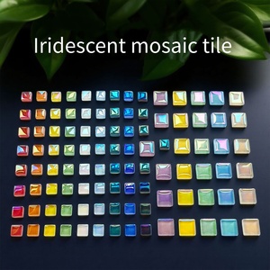 Mosaicos de Cristal Iridiscente en Varios Colores, 1 kg a Granel, para Manualidades, Mosaicos DIY para Adultos - Product Image 2
