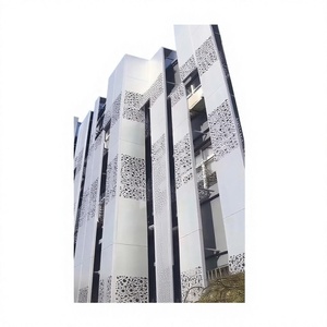 Panneau mural en aluminium anodisé moderne, anti-corrosion, pour revêtement extérieur de bâtiment, design contemporain - Product Image 1