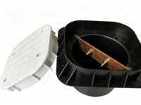 Boîte d'inspection de terre légère en PVC robuste YY pour puits de terre, modèle YY-GCJ201, pour mise à la terre des postes de transformation et des centrales électriques