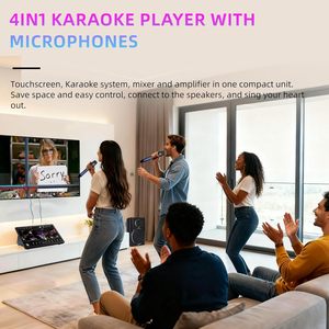 Máquina KD9MAX 5 en 1 de 1 TB con Altavoces Duales, Pantalla Táctil de 15.6 Pulgadas, Sistema de Micrófonos Inalámbricos, OEM ODM KD9MAX 5 en 1 Completo para Karaoke - Product Image 4