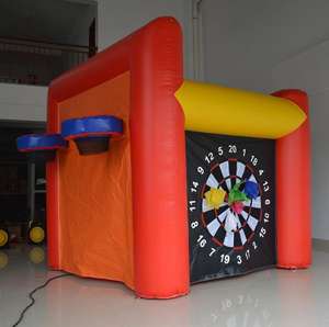 Juegos Inflables Multideportivos para Carnaval |   Juego de Lanzamiento de Anillos, Baloncesto y Tiro al Blanco para Alquiler - Product Image 3